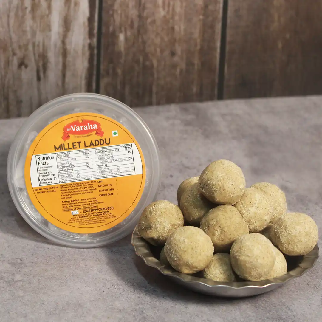 Millet Laddu Ladoo Siruthaniya Laddu 150g மில்லட் லட்டுMillet Laddu Ladoo Siruthaniya Laddu 150g மில்லட் லட்டு Millet Laddu Ladoo Siruthaniya Laddu 150g மில்லட் லட்டு