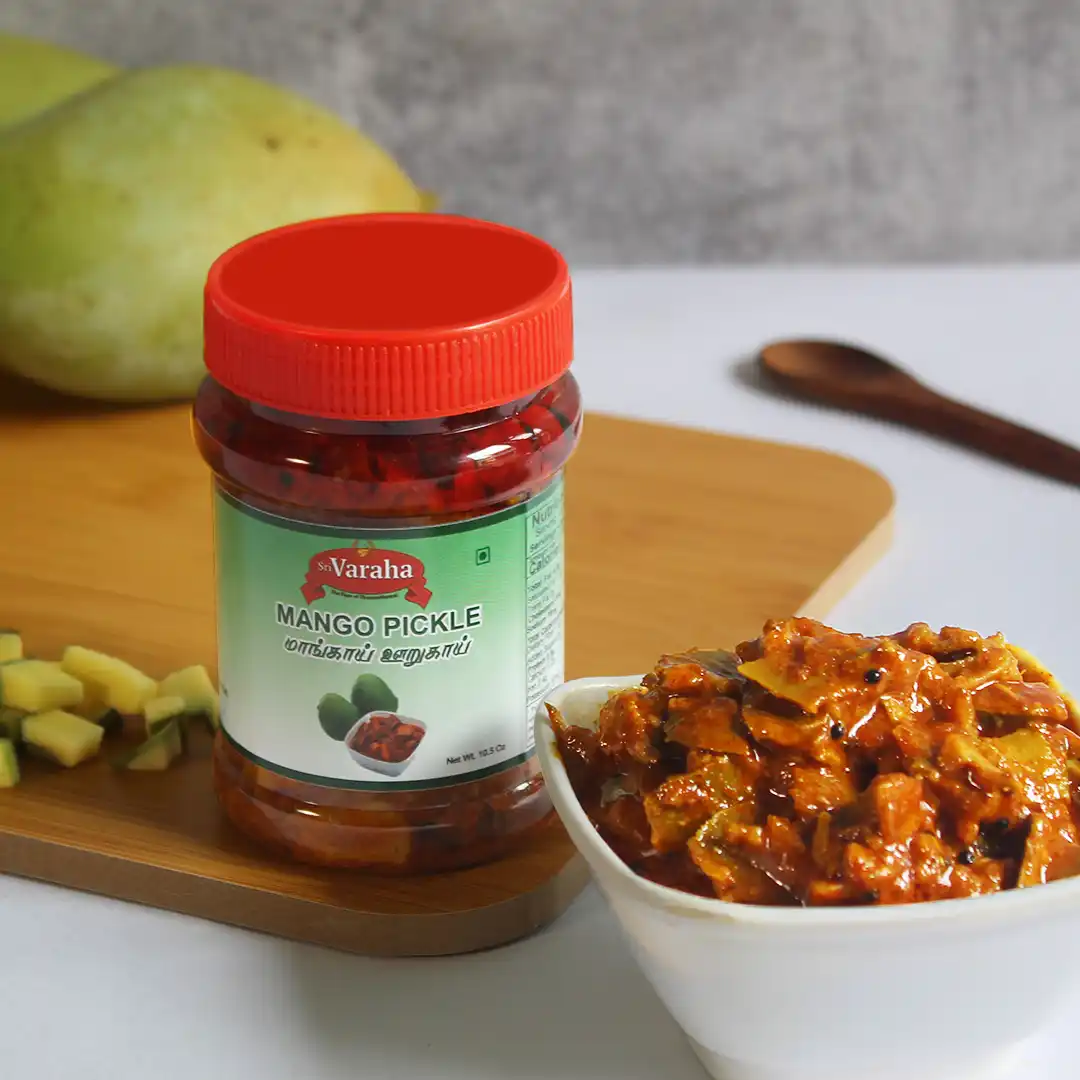 SriVaraha Foods Mango Pickle Mangai oorugai மாங்காய் ஊறுகாய் SriVaraha Foods Mango Pickle Mangai oorugai மாங்காய் ஊறுகாய்