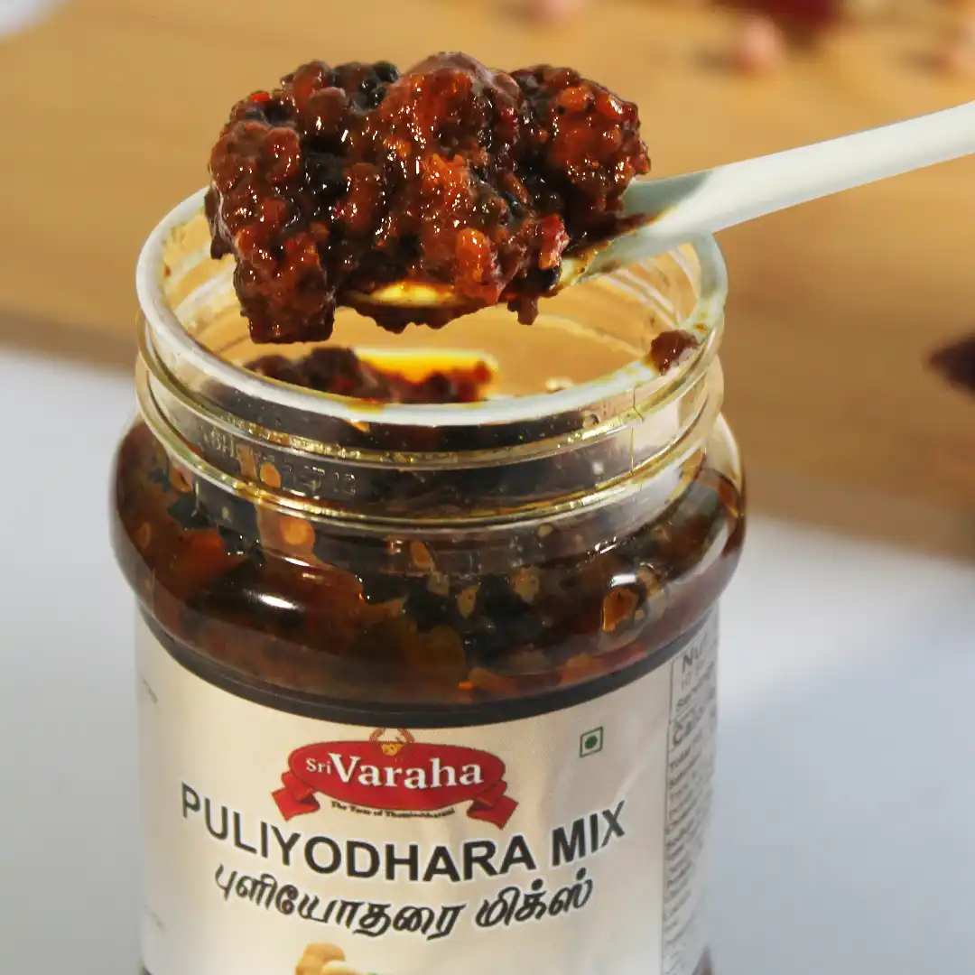 SriVaraha Foods Pulikachal Puliyodhara Mix Pulihora Mix Puliyogare Pulisadam Mix புளியோதரை மிக்ஸ் SriVaraha Foods Pulikachal Puliyodhara Mix Pulihora Mix Puliyogare Pulisadam Mix புளியோதரை மிக்ஸ்