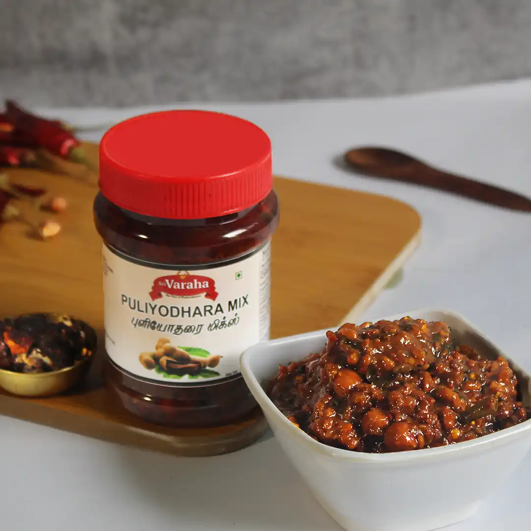 SriVaraha Foods Pulikachal Puliyodhara Mix Pulihora Mix Puliyogare Pulisadam Mix புளியோதரை மிக்ஸ் SriVaraha Foods Pulikachal Puliyodhara Mix Pulihora Mix Puliyogare Pulisadam Mix புளியோதரை மிக்ஸ்