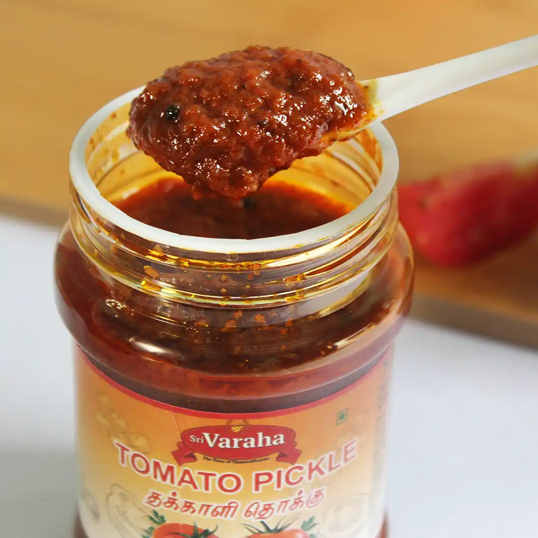 SriVaraha Foods Tomato Thokku Pickle Thakkali Thokku தக்காளி தொக்கு SriVaraha Foods Tomato Thokku Pickle Thakkali Thokku தக்காளி தொக்கு