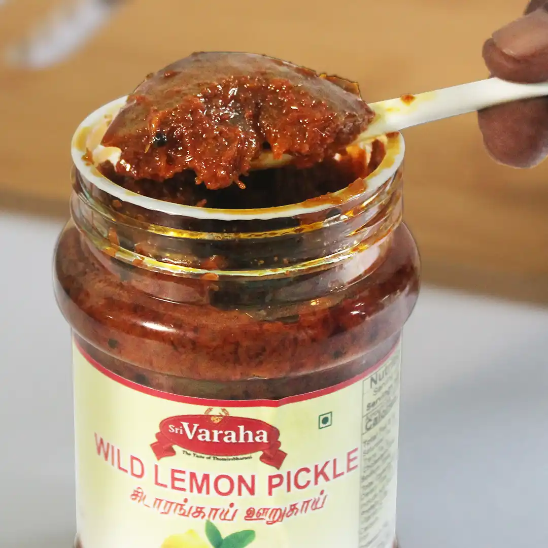 SriVaraha Foods Wild Lemon Pickle Kadarangai Pickle Oorugai கிடாரங்காய் ஊறுகாய் SriVaraha Foods Wild Lemon Pickle Kadarangai Pickle Oorugai கிடாரங்காய் ஊறுகாய்