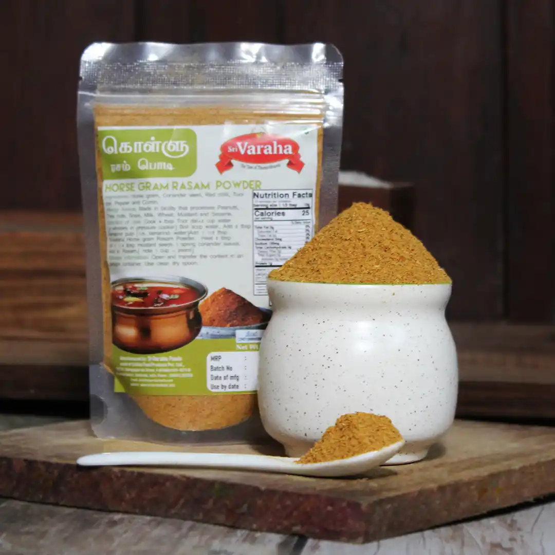 SriVarahaFoods Horsegram Rasam Powder Kollu Rasam Podi கொள்ளு ரசம் பொடி SriVarahaFoods Horsegram Rasam Powder Kollu Rasam Podi கொள்ளு ரசம் பொடி