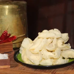 Koozh (Kool)Vadam 250g 2 Arisi Rice Koozh Vadam Vadagam Vathal கூழ் வடாம்