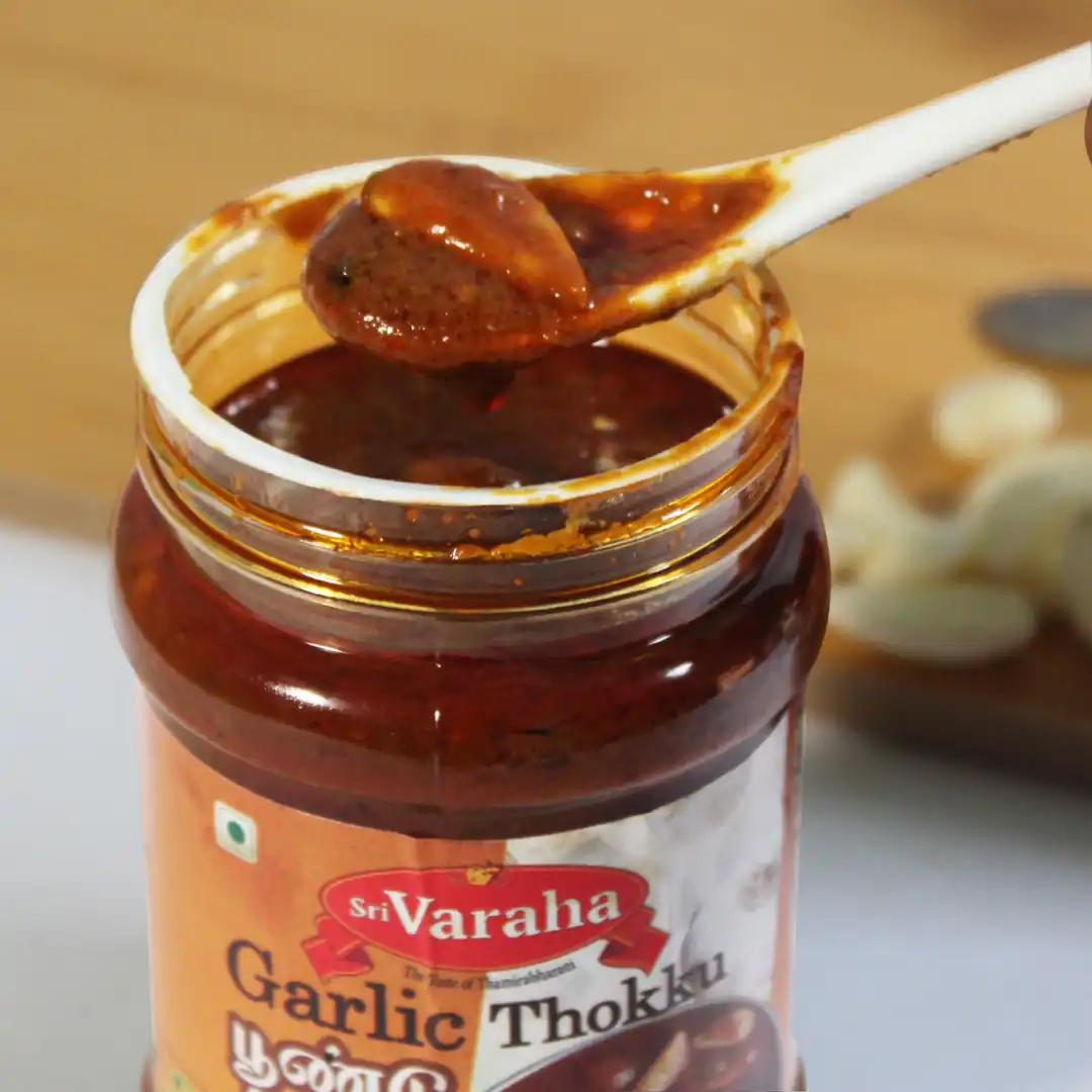 Garlic Pickle Poondu Oorugai பூண்டு ஊறுகாய் Thokku 300g Garlic Pickle Poondu Oorugai பூண்டு ஊறுகாய் Thokku 300g