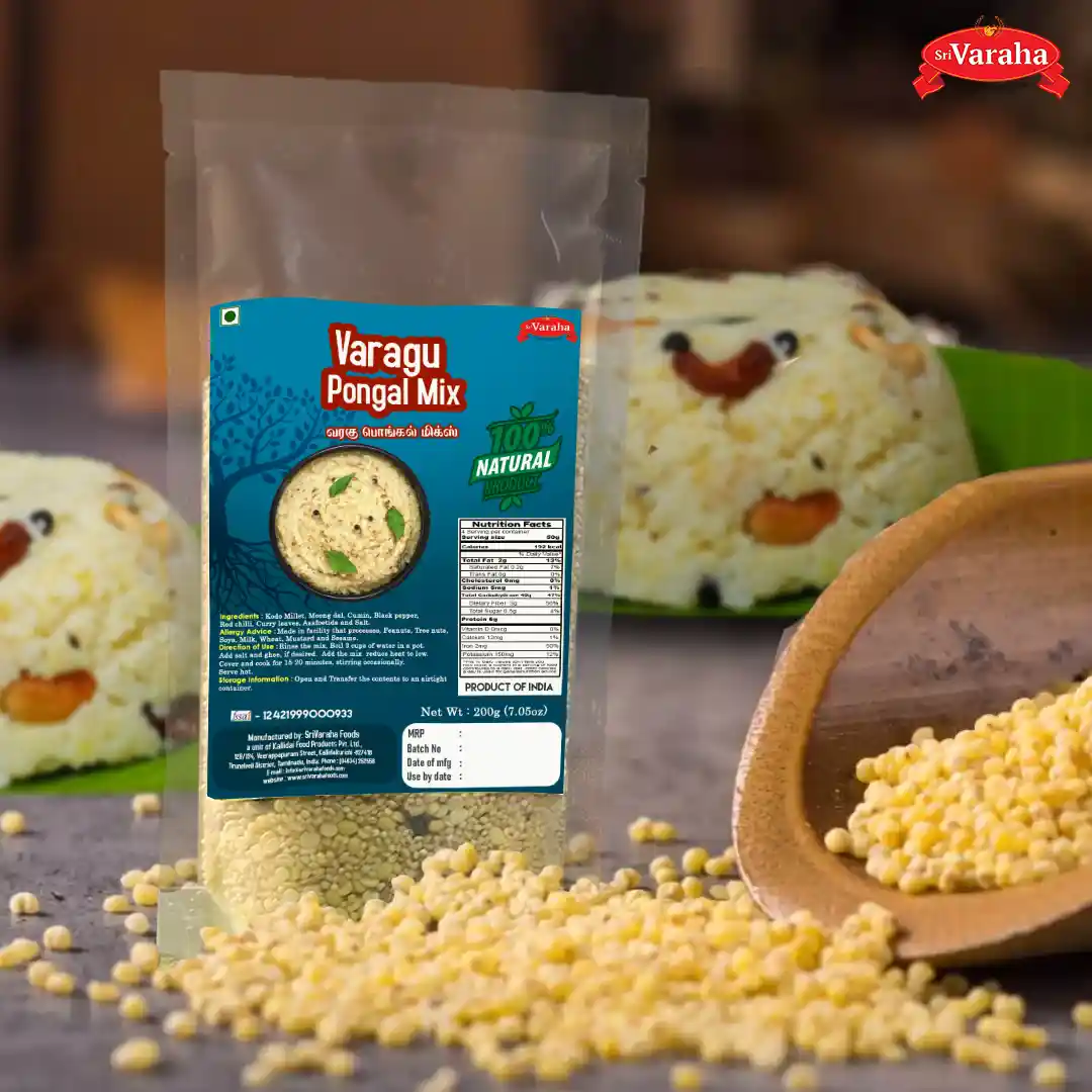 Kodu Millet Varagu Pongal Mix வரகு பொங்கல் மிக்ஸ் Kodu Millet Varagu Pongal Mix வரகு பொங்கல் மிக்ஸ்