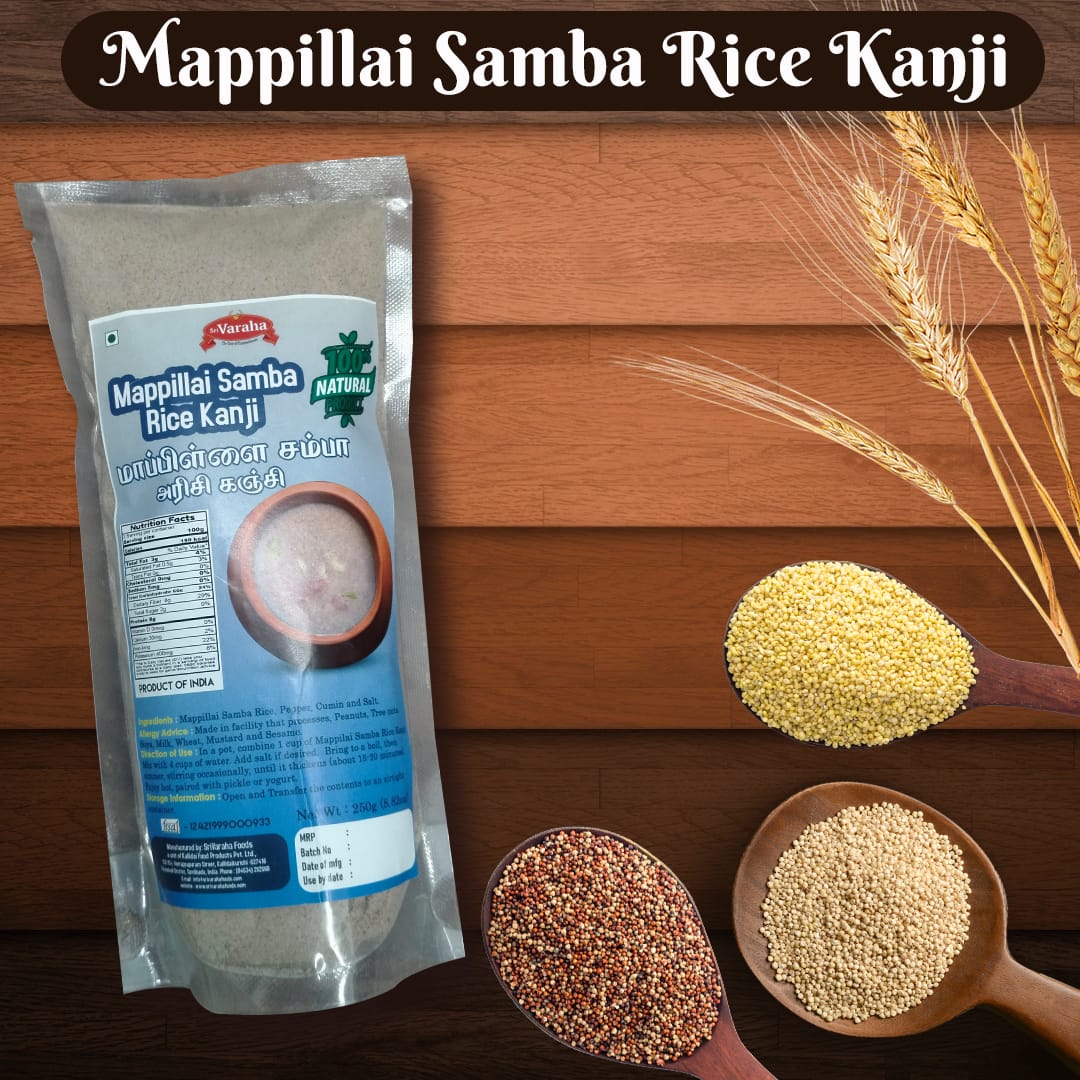 Mappillai Samba Rice Kanji Mix மாப்பிள்ளை சம்பா அரிசி கஞ்சி மிக்ஸ் Mappillai Samba Rice Kanji Mix மாப்பிள்ளை சம்பா அரிசி கஞ்சி மிக்ஸ்