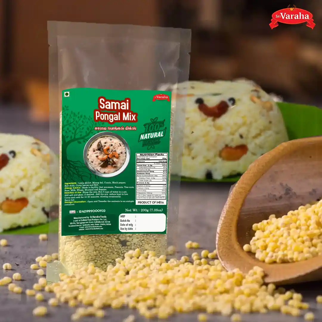 Samai Little Millet Pongal Mix சாமை பொங்கல் மிக்ஸ் Samai Little Millet Pongal Mix சாமை பொங்கல் மிக்ஸ்