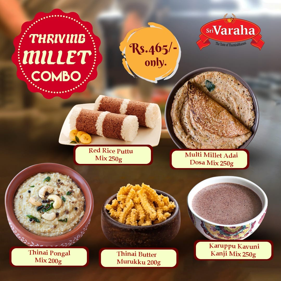 Millet Combo Karuppu Kavuni Kanji Mix Red Rice Puttu Maavu Adai Dosa Mix Thinai Pongal Mix Millet Combo Karuppu Kavuni Kanji Mix Red Rice Puttu Maavu Adai Dosa Mix Thinai Pongal Mix